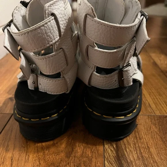 Dr. Martens White Gladiator Sandals, Women’s 8 - Picture 4 of 7